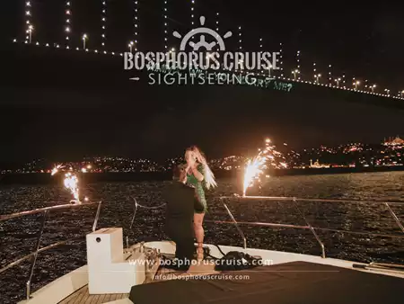 Marriage Proposal Cruise on the Bosphorus - Private Luxury Yacht in Istanbul Photo