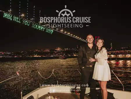 Marriage Proposal Cruise on the Bosphorus - Private Luxury Yacht in Istanbul Photo